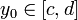 y_0 \in [c,d]