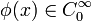 \phi(x)\in C_0^{\infty}