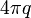 4\pi q
