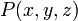 P(x, y, z)