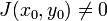 J(x_0, y_0)\ne 0