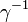 \gamma^{-1}