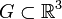 G\subset \mathbb{R}^3