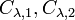 C_{\lambda,1},C_{\lambda,2}