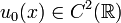 u_0(x)\in C^2(\mathbb{R})