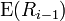 \mathrm{E}(R_{i-1})