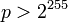 p>2^{255}