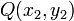 Q(x_2,y_2)