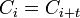 C_i=C_{i+t}\,
