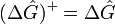 (\Delta \hat G)^{+}=\Delta \hat G