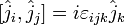 [\hat{j}_i,\hat{j}_j]=i\varepsilon_{ijk}\hat{j}_k