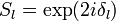 S_{l}=\mathrm{exp}(2i\delta_l)