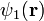 \psi_1(\bold{r})